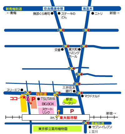 アクセスマップメイン